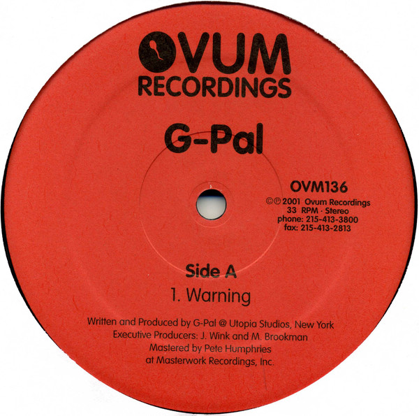 G-Pal - Warning [OVM136]